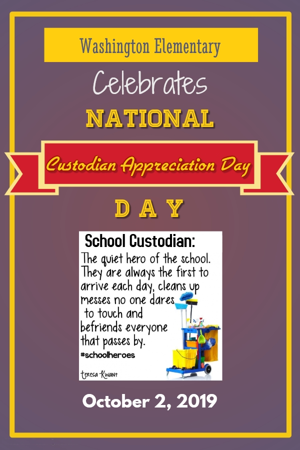 National Custodian Appreciation Day - October 2