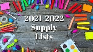 2021-2022 Supply List