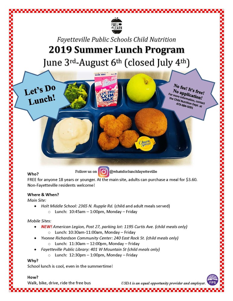 Summer Lunch Flyer