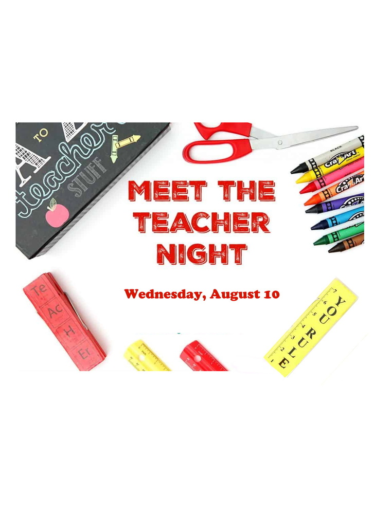 Meet your teacher night flyer