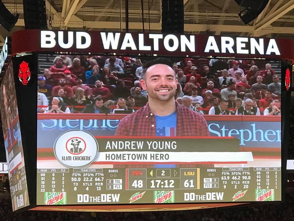 Meet Andrew Young our Razorback Hometown Hero