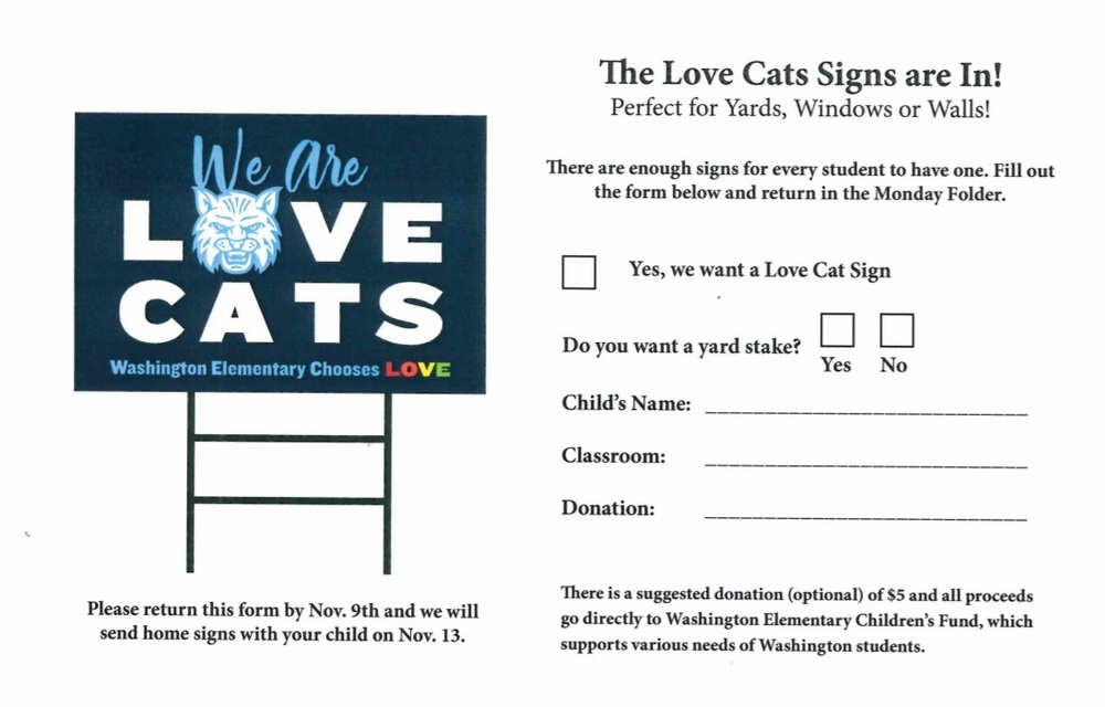 New Wildcat School Spirit Yard Signs Are Available