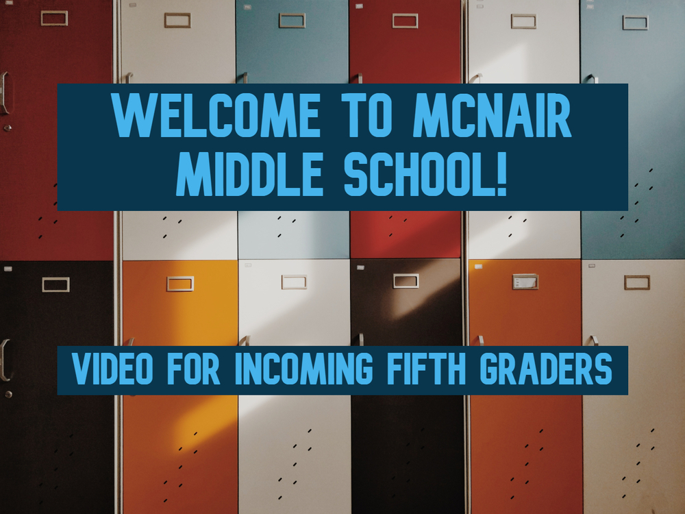 Welcome To McNair!