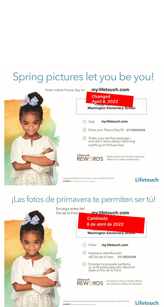 Spring Pictures 2022 flyer