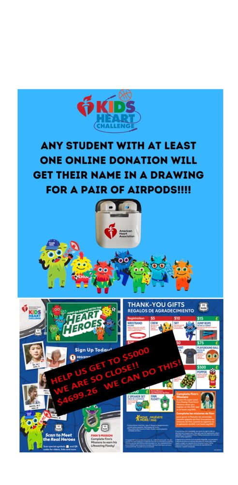 Kids Heart Challenge flyer2022