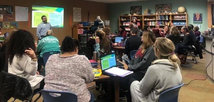 Teachers Preparing for Spring Semester