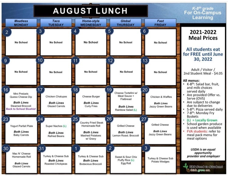 august lunch