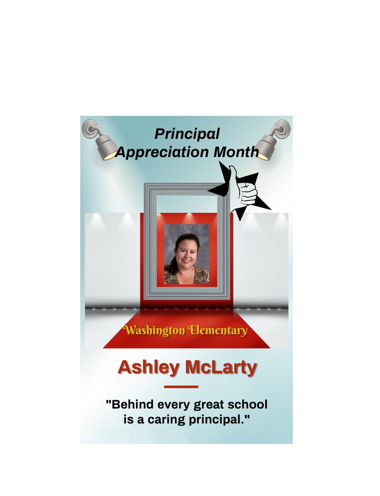 Principal Appreciation Month flyer