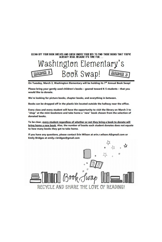 BOOKS NEEDED FOR BOOK SWAP