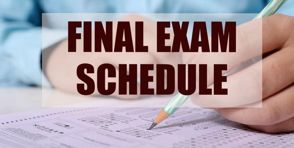 FHS Final Exam Schedule