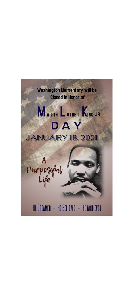 NO SCHOOL - Monday, January 18, 2021