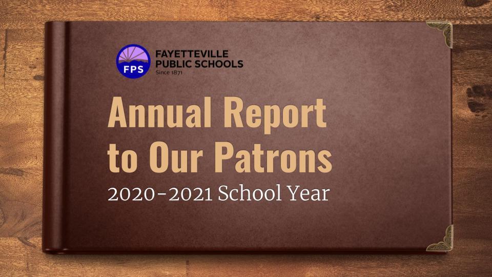 Annual Report to Our Patrons