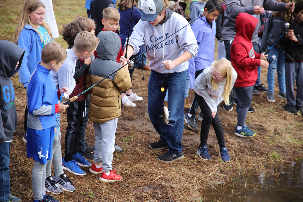 The Fayetteville Public Schools' Ecosystem Dock allows kids to have hands-on environmental experiences without the cost of leaving the campus.