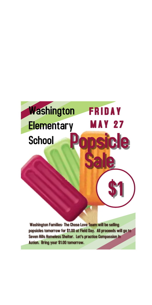Popsicle Sale flyer