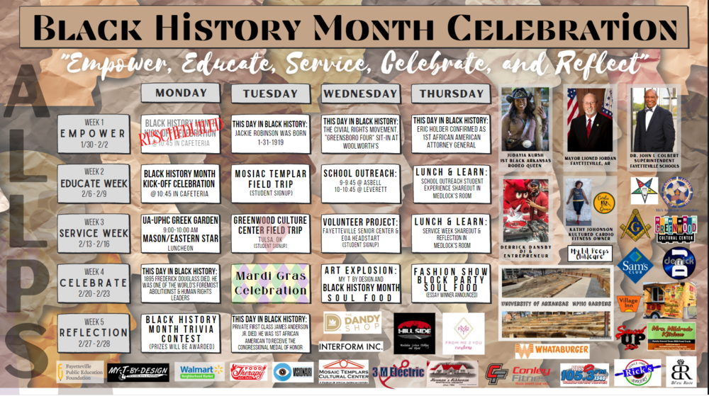 ALLPS Black History Month Calendar 