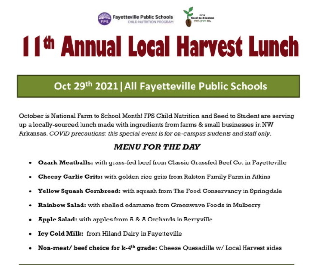 Harvest Lunch Flyer