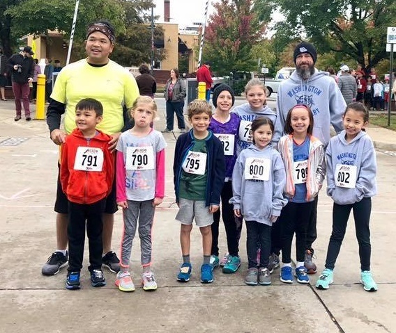 Washington Students Participated in the Hero Half Marathon Kids Run