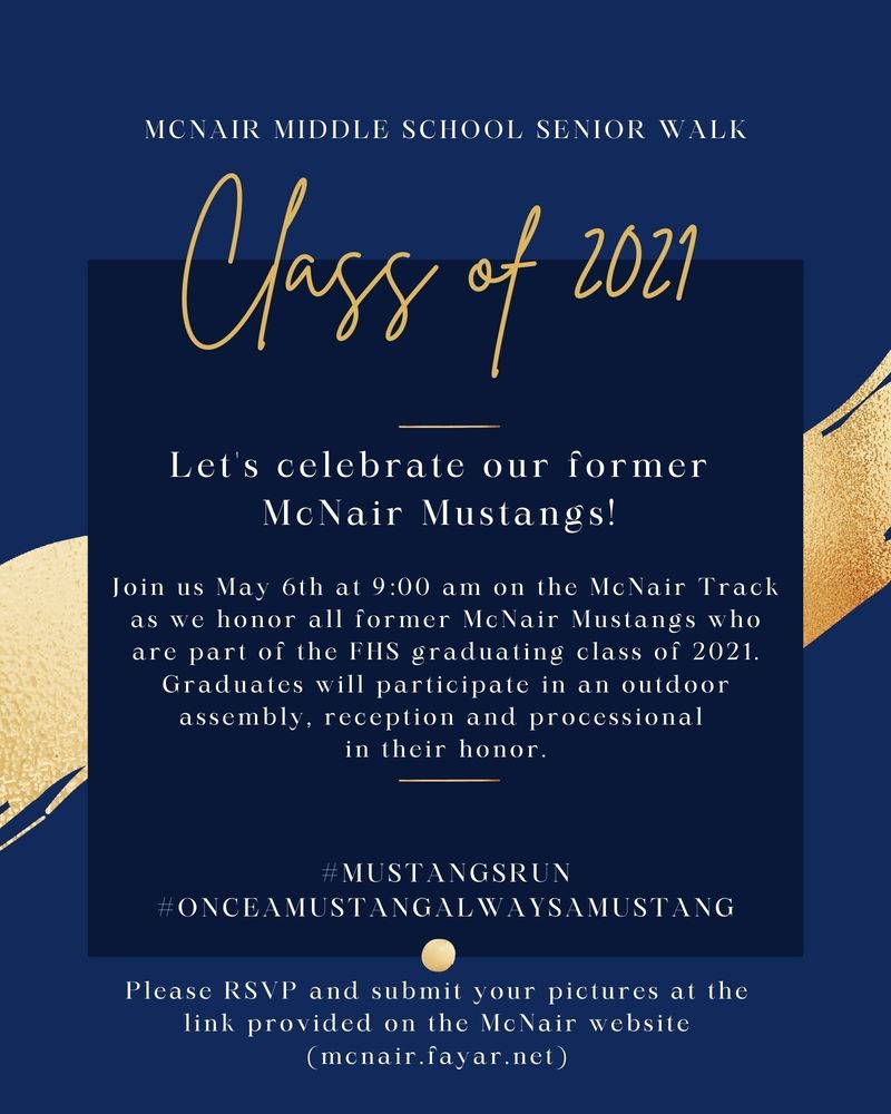 MCNAIR/SENIOR CELEBRATION 2021