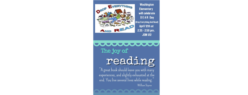 DEAR - Drop Everything And Read - April 12