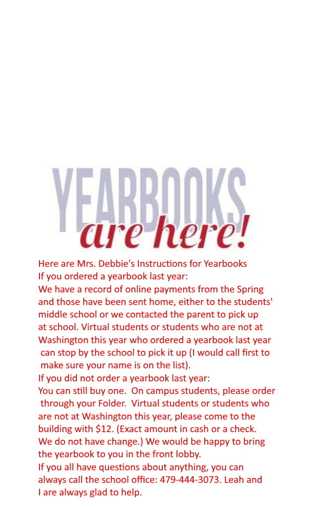 YEARBOOKS ARE HERE!