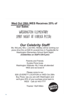 SPIRIT NIGHT PIZZA - WEDNESDAY, OCTOBER 28TH 