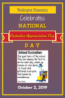 National Custodian Appreciation Day - October 2