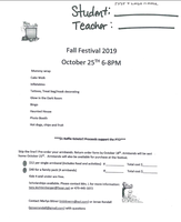 Pre-order your armbands for the Fall Festival!