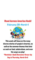 READ ACROSS AMERICA WEEK - Feb 28 - Mar 4