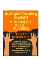 Volunteers needed for the Fall Festival - October 25 Contact Jenae Randall if you can help!! email Jenae Randall at jenaerandall@gmail.com or call 501-941-9945.
