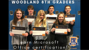 8th Graders Earn Microsoft Office Certification