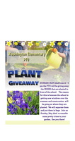 PTO PLANT GIVEAWAY - SUNDAY, MAY 22ND  12 - 5 pm