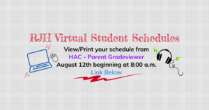 RJH Virtual Student Schedules