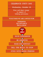 Celebrate Unity Day, October 23 by Wearing Orange