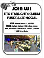 PTO’s Annual Starlight Skatium Social and Fundraiser