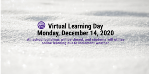FPS Virtual Learning Day - Monday, December 14th Due to Inclement Weather