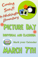 March 7th is Individual and Classroom Pictures