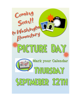 Picture Day - Thursday, Sept. 12