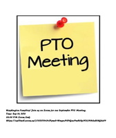 PTO MEETING Sept. 16 @ 6 pm