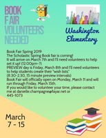 Volunteers Needed for the Spring Book Fair