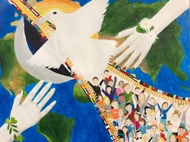 Woodland Student Wins Peace Poster Contest