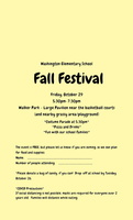 WE ARE HAVING A FALL FESTIVAL!!!   COME JOIN US FOR THIS SCHOOL CELEBRATION