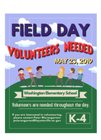 FIELD DAY VOLUNTEERS NEEDED - May 23