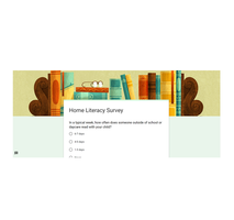 Parents - Please Take this Literacy Survey