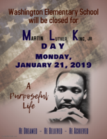 Martin Luther King, Jr Day - School Closed