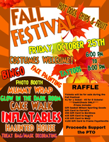 Annual Fall Festival is Friday, October 25th from 6:00 - 8:00 pm