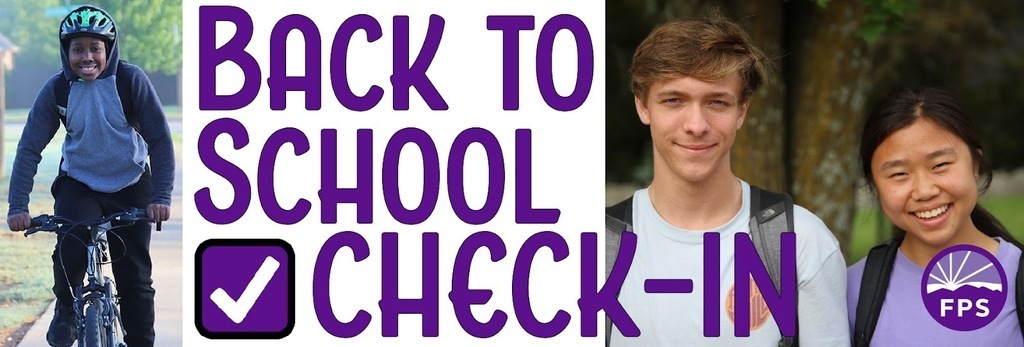 FPS Back to School Check-in!