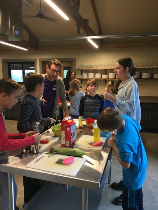 Our 4th and 5th grades were treated to another great experience at @appleseedsnwa! They learned about healthy food choices and prepared their own meal.