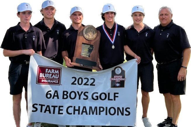 Presenting your 2022 6A State Golf Champions: the FHS Boys Golf Team!! 