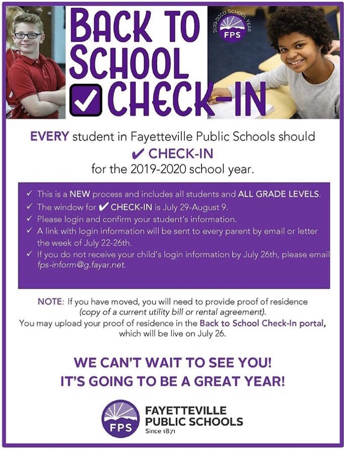 Back to school check in