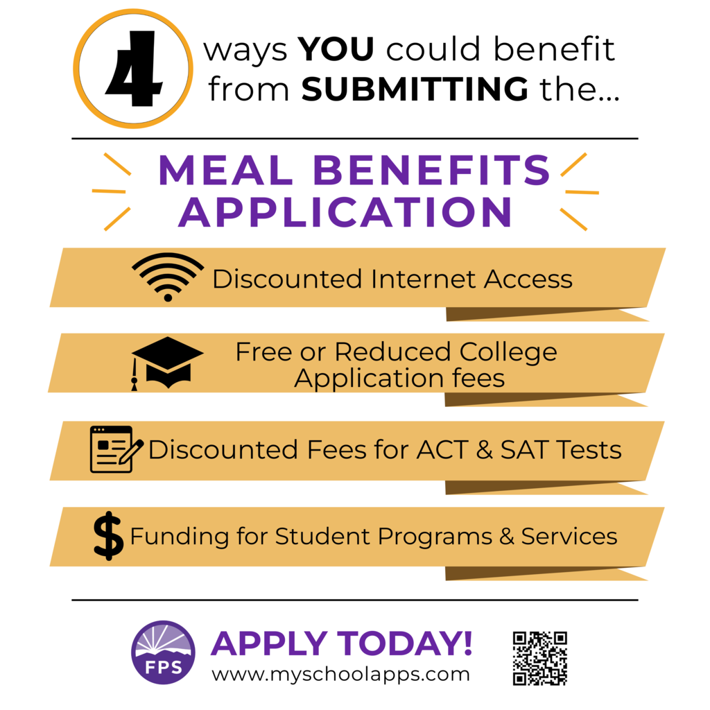 Complete the Meal Benefits Application today!